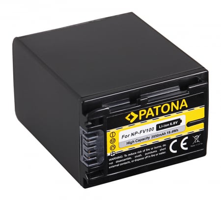 Acumulator tip Sony NP-FV100 2850mAh Patona [1]