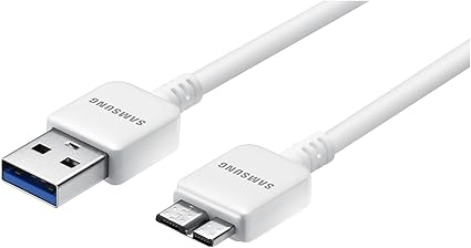 Cablu de date Samsung Galaxy S5/Note 3 USB 3.0 de încărcare și sincronizare (21 pini) [0]