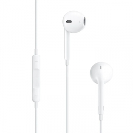 Casti - Casti cu microfon Apple EarPods, Jack 3.5mm, White