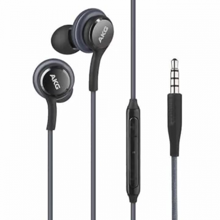 Casti - Casti Originale Samsung AKG In-Ear HandsFree Cu Microfon Negre - Bulk