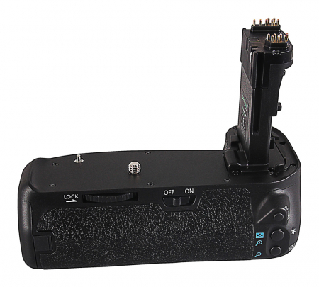Grip pentru Canon EOS 70D 80D 90D BG-E14H LP-E6 cu telecomanda Patona Premium [1]