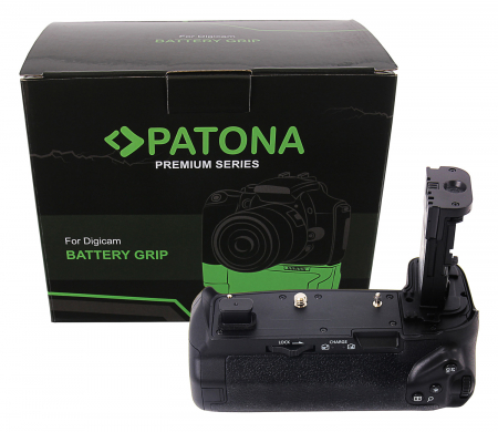Gripuri - Grip pentru Canon EOS R LP-E6N cu telecomanda Patona Premium