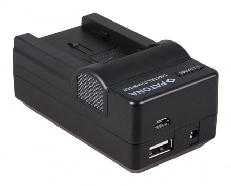 Incarcator 4in1 pentru acumulator Canon BP-808 Patona [2]