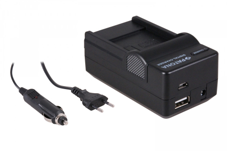 Aparate foto - Incarcator 4in1 pentru acumulator Casio NP-40 Patona