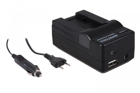 Aparate foto - Incarcator 4in1 pentru acumulator Sony NP-FC10 Patona
