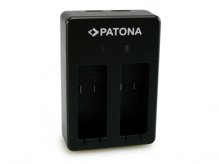 Incarcatoare - Incarcator Dual pentru GoPro 5, 6, 7, 8 AHDBT-501 AHDBT-701 AHDBT-801 Patona