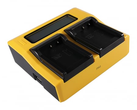 Incarcator Dual LCD cu placute pentru acumulator Nikon EN-EL8 Patona [1]
