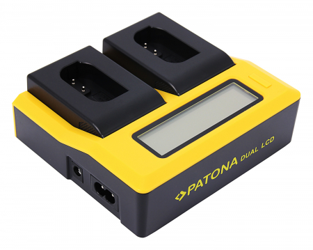 Incarcator Dual LCD cu placute pentru acumulator Panasonic DMW-BLK22 Patona [2]