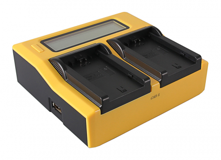 Incarcator Dual LCD cu placute pentru acumulator Sony NP-FZ100 Patona [1]