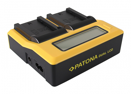 Incarcator Dual LCD cu placute pentru acumulator Sony NP-FZ100 Patona [2]