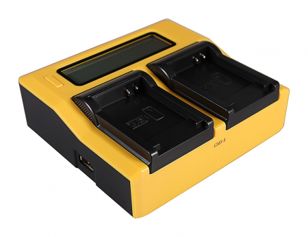 Incarcator Dual LCD pentru acumulator Canon NB-8L Patona [1]