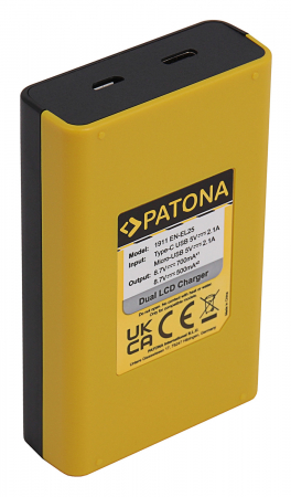 Incarcator Dual LCD pentru acumulator Nikon EN-EL25 Patona [2]