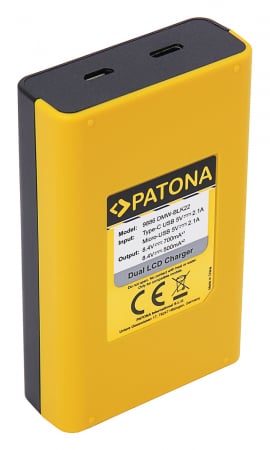 Incarcator Patona Dual LCD USB pentru Panasonic DMW-BLK22 [3]