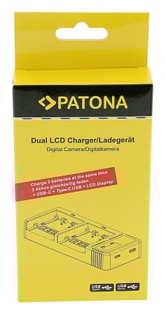 Incarcator Dual LCD USB pentru acumulator JVC BN-VC296G Patona [5]