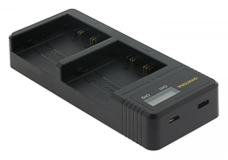 Incarcator Dual LCD USB pentru acumulator JVC BN-VC296G Patona [4]