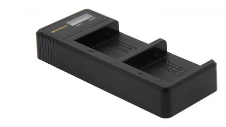 Incarcator Dual LCD USB pentru acumulator JVC BN-VC296G Patona [3]