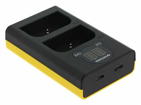 Incarcator Dual LCD USB pentru acumulator Olympus BLX-1 Patona [4]
