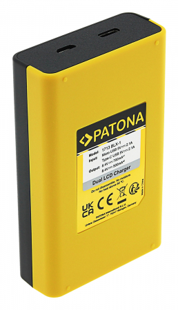 Incarcator Dual LCD USB pentru acumulator Olympus BLX-1 Patona [2]