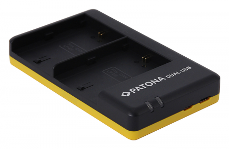 Aparate foto - Incarcator Dual USB pentru acumulator Canon LP-E6 Patona