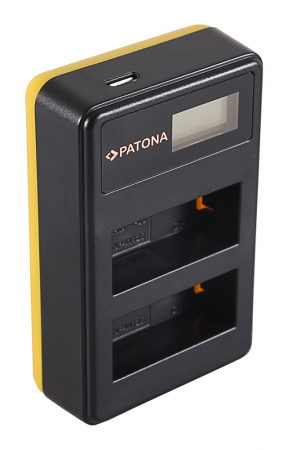 Incarcator Dual USB cu LCD pentru acumulator Fuji NP-W126 Patona [3]