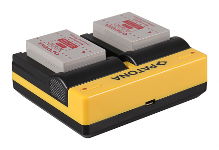 Incarcator Dual USB cu placute pentru acumulator Canon NB-10L Patona [3]