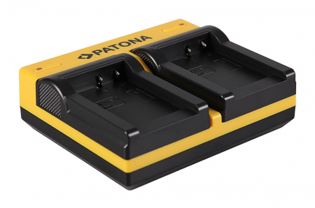 Incarcator Dual USB cu placute pentru acumulator Canon NB-7L Patona [2]