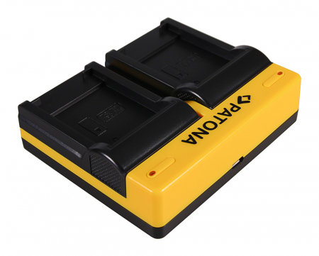 Incarcator Dual USB cu placute pentru acumulator Canon NB-8L Patona [1]