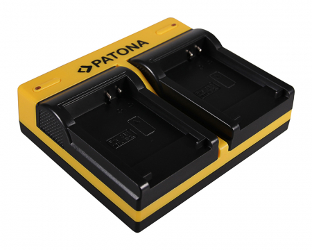Incarcator Dual USB cu placute pentru acumulator Canon NB-8L Patona [2]
