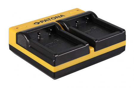Incarcator Dual USB cu placute pentru acumulator Fuji NP-W126 Patona [2]