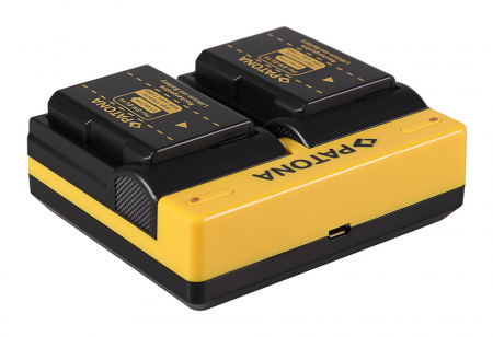 Incarcator Dual USB cu placute pentru acumulator Nikon EN-EL14 Patona [3]