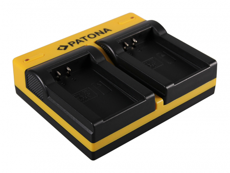 Incarcator Dual USB cu placute pentru acumulator Nikon EN-EL20 Patona [2]