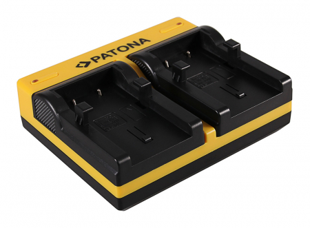 Incarcator Dual USB cu placute pentru acumulator Olympus Li-10B Patona [2]
