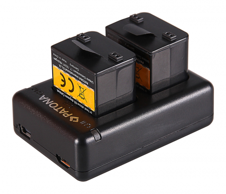 Incarcator Dual USB pentru acumulator Garmin Virb XE Patona [4]