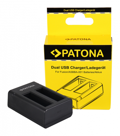 Camere video - Incarcator Dual USB pentru acumulator GoPro Fusion Patona