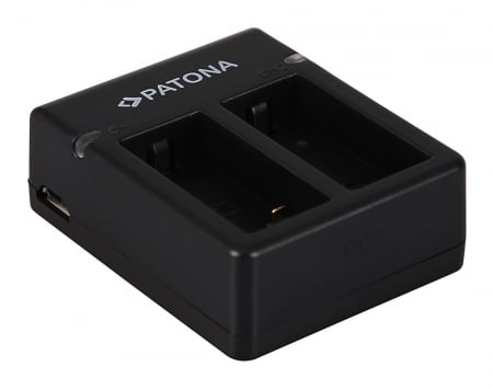 Incarcator Dual USB pentru acumulator GoPro Hero 3 AHDBT-301 Patona [1]