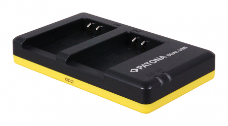 Aparate foto - Incarcator Dual USB pentru acumulator Nikon EN-EL20 Patona