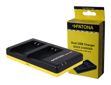 Incarcator Dual USB pentru acumulator Nikon EN-EL20 Patona [2]
