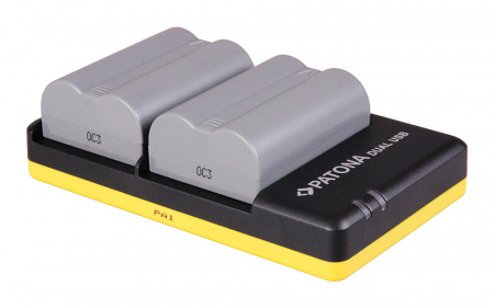 Incarcator Dual USB pentru acumulator Nikon EN-EL3E Patona [2]