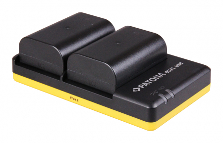 Incarcator Dual USB pentru acumulator Panasonic DMW-BLF19 Patona [1]