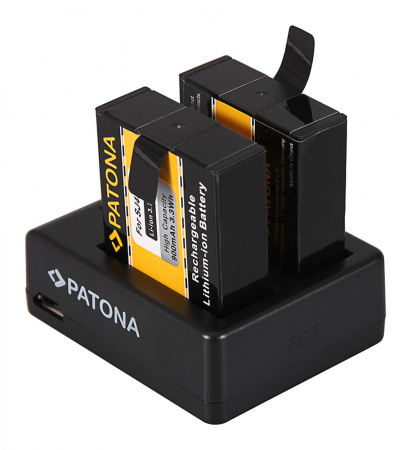 Incarcator Dual USB pentru acumulator SJCAM SJ4000 Patona [3]