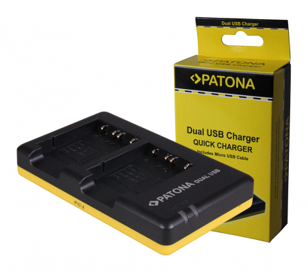 Aparate foto - Incarcator Dual USB pentru acumulator Sony NP-BG1 Patona