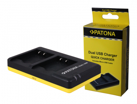 Aparate foto - Incarcator Dual USB pentru acumulator Sony NP-BN1 Patona