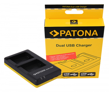Incarcator Dual USB pentru acumulator Sony NP-FW50 Patona [2]