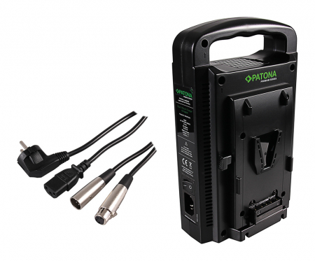 Incarcator Dual V-Mount pentru acumulator Sony BP-95W Patona [3]