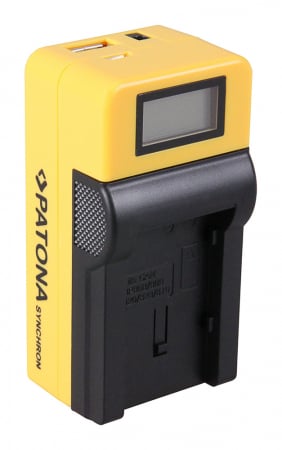 Incarcator LCD pentru acumulator Canon BP-808 Patona [3]