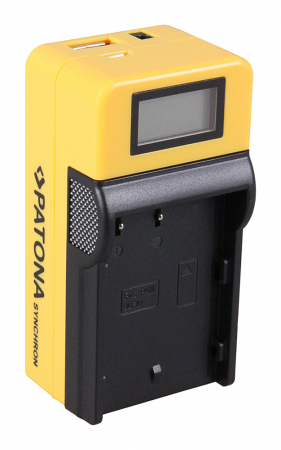 Incarcator LCD pentru acumulator Panasonic DMW-BLF19E Patona [2]