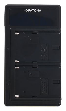 Incarcator Patona Dual LED USB pentru Sony NP-FM50 NP-F550 NP-F750 NP-F970 [1]