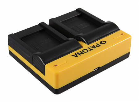 Incarcator Patona Dual USB cu placute pentru acumulator Panasonic DMW-BCM13 [2]