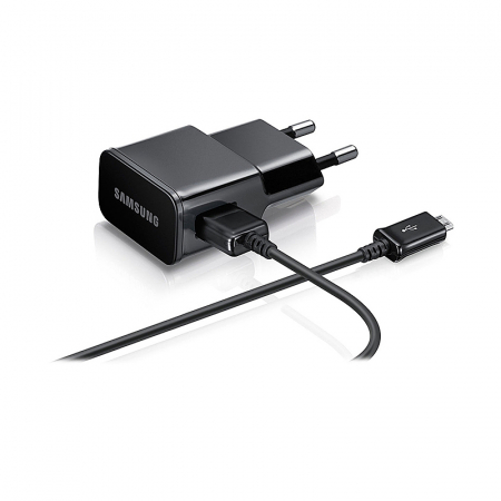 tableta - Incarcator retea MicroUSB 1A Samsung ETAOU81EBE + ECC1DU0BBE Original
