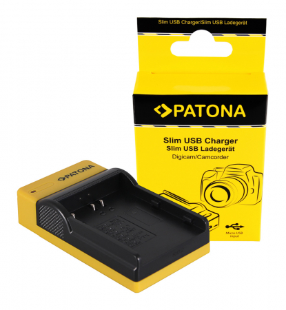 Incarcator slim micro-USB pentru acumulator Nikon EN-EL3 EN-EL3e Patona [0]